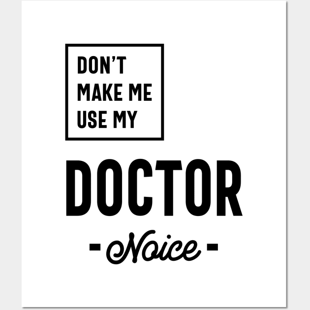 Doctor Work Job Title Gift Wall Art by cidolopez